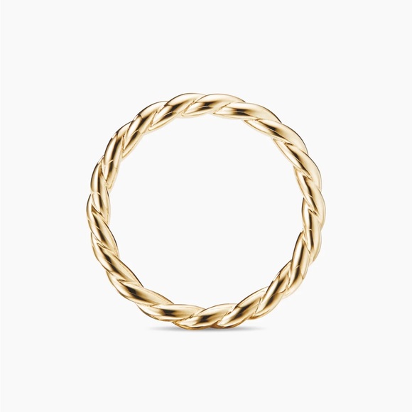 DAVID YURMAN Petite band ring Yellow Gold - Picture 3 of 10